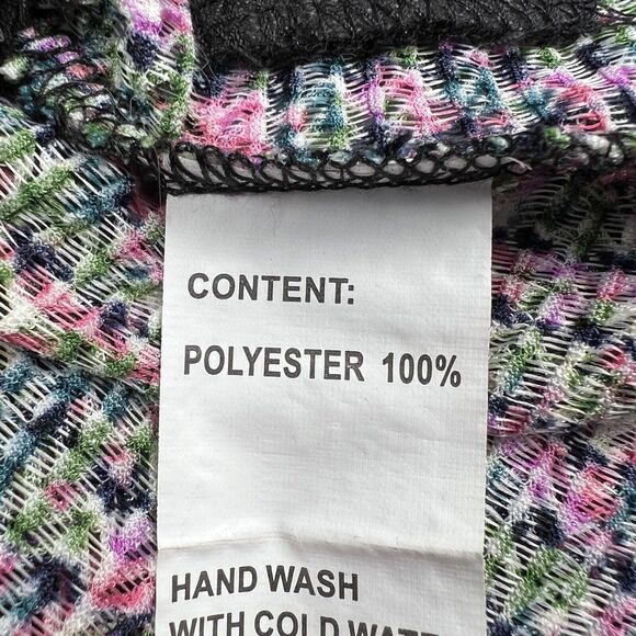 Paola Poggi Italy Knit Jacket Women’s 34 Multicolor Long Sleeve Round Neck - Picture 12 of 16